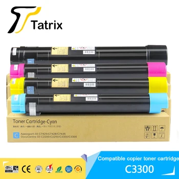 Съвместим с Tatrix C3300 тонер касета за копирна машина C3300 3300 за Xerox ApeosPortIII C2200 C2205 C3300 C3305 WorkCentre от 7425 7428