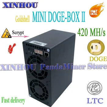 Нов Litecoin Dogecoin миньор Goldshell MINI DOGE 2 420MH/s Scrypt ASIC Подходящ за домашна Майнинга Миньор Box С ниско ниво на шум Mini doge box ⅱ 