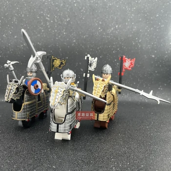 Английската гражданска война, Войната на розите войници тухлена фигурка строителни блокове модел събрани детски образователни играчки, подаръци