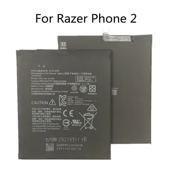 100% Нова оригинална батерия с капацитет 4000 mah за Razer Phone 2 phone2 RC30-0259, сменяеми батерии