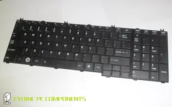Оригиналната клавиатура с us в САЩ за подмяна на Toshiba Satellite C655D-S5136 C655D-S5130 C655-S5049 C655-S5047 C655D-S5120 Черен