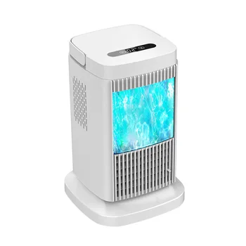 Нов преносим мини-климатик Електрически вентилатор Полупроводници, охладител, охлаждащ въздух за вътрешно дома тиха работа охлаждащ вентилатор без вода