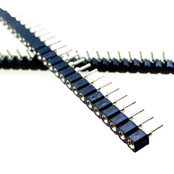 10ШТ 2.54 мм 1x40Pin ивица Лидице печатна платка Панел IC Ломающийся през цялата конектор с клъстер контакт Connector11
