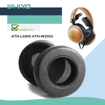 Whiyo Сменяеми амбушюры за слушалките ATH-L5000 ATH-W2002, ръкав-възглавници, кадифени амбушюры, чаши, калъф за слушалки