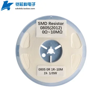 5000 бр. 1% SMD чип-резистор 0805 0R 1R-910R 1K-910K 1 М-10 M Ω 10R 6,8 R 4,3 R 3R 100R 180R 10K 100K 39K 15K 2,2 R 1/8 W