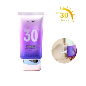 40 Г Shezi Ruijia Изолиращ слънцезащитен крем избелващ BB крем Против UV крем за грижа за кожата против Стареене контрол на масла хидратиращ SPF30