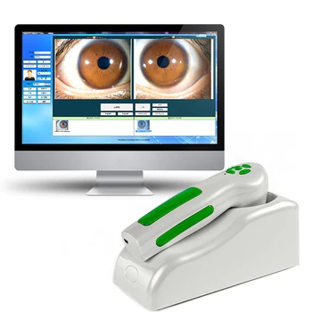 Нов 12 м пиксельный USB-очна диагностика ирископ, лявата от дясната лампа, иридологическая помещение, анализатор на ириса на окото