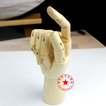 фигура дървена ръце, комикс, модел дървена ръце, картонен модел ръце, 18 см