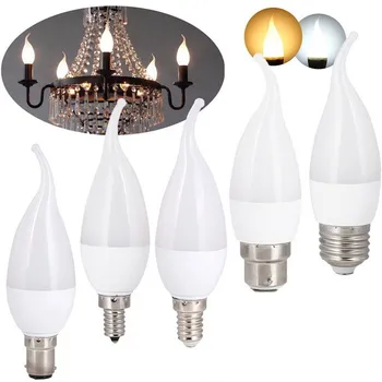 E14 E27 led лампа във формата на свещи AC 220V led полилей във формата на свещ 7 W 9 W лампа във формата на свещ, полилей за домашен декор