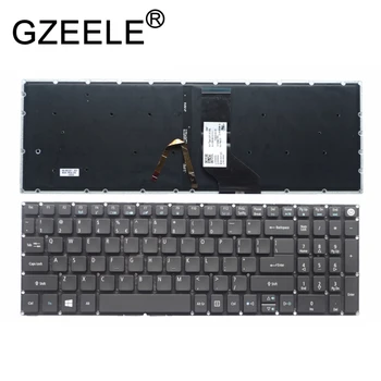 GZEELE Нов за Acer Aspire VN7-572 VN7-572G VN7-572TG VN7-592G VN7-792G Клавиатура на Английски в САЩ с подсветка черен