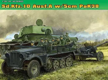 Дракон 6732 1/35 мащаб Sd.Kfz.10 Ausf.A комплект с модели на 5 cm Pak 38