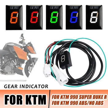Мотоциклет Индикатор за Пренос на ECU Штекерное Планина 1-6 Нива, Led Дисплей на скоростта на Прехвърляне За KTM 990 Super Duke R KTM 990R KTM990 Детайли Без ABS