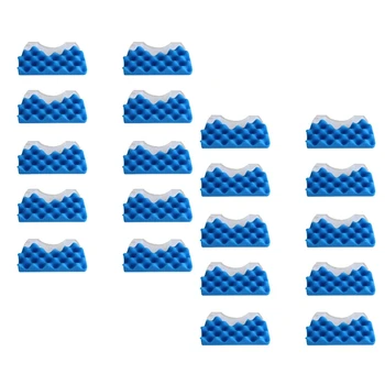 20 групи на синьо порести филтър с бял хлопковым филтър за Samsung DJ97-01040C резервни Части за прахосмукачки серия