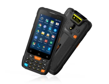 Caribe Промишлен 1D баркод Скенер Android PDA Преносим Терминал За събиране на Данни Вграден 4G Wifi Модул Rfid