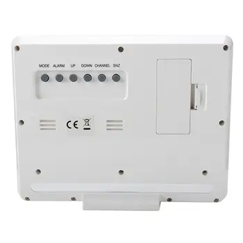 Безжичен Външен Влагомер alarm clock RF Технология за Цифрово Измерване на Влажността С Безжичен Сензор За Дом, Кухня, Градина