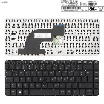 Латино испанска нова клавиатура за лаптоп HP PROBOOK 640 G1 645 G1 черен цвят с показалеца и без рамка