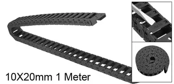 Тип на моста с отворена верига 10x20 мм L1000 mm кабелен притежателя концевыми соединителями Пластмаса за фрезоване на металорежещи машини с ЦПУ