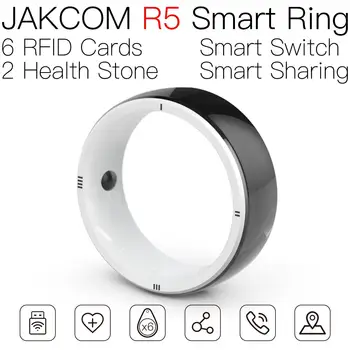 JAKCOM R5 смарт пръстен отговаря на em4100 сценарист pigeon двойна лента чип khz температурна етикет спринцовка на едро ntag216 визитка супер