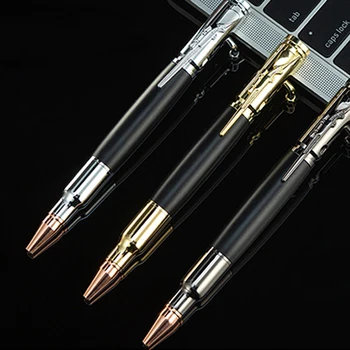 Луксозни химикалки с имитация на метал на пистолета, сгъваем бизнес дръжка, многофункционална дръжка за писма, канцеларски материали, ученически пособия, офис подпис