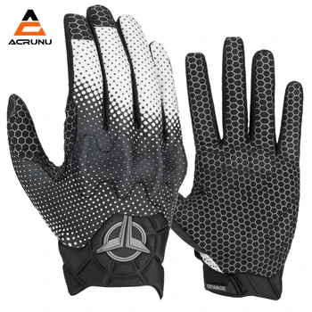 Acrunu Велосипедни ръкавици с пълна с пръст, зимни ръкавици със сензорен екран, колоездене, ски ръкавици за къмпинг, туризъм, мотоциклетни ръкавици, luva para frio