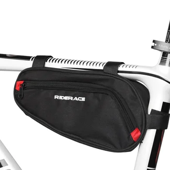 2.8 Л Велосипедна триъгълна чанта МТБ Пътна велосипедна чанта, чанта за каране на велосипед рамка, предната тръба, чанта за съхранение с панделки, аксесоари за колоездене