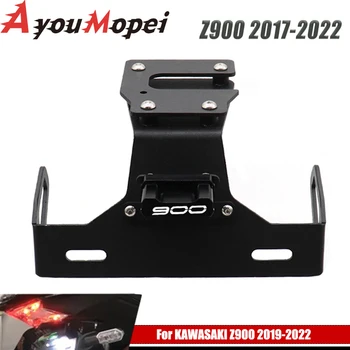 За KAWASAKI Z900 Z 900 2017-2023 2021 2022, регистрационен скоба на задното крило, притежателят на лиценз табела, рамка, задни ароматна лампа