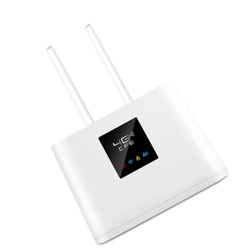 Wi-Fi рутер 4G CPE Wifi Сим-карта Външна антена rj-45 WAN LAN високоскоростен безжичен рутер, адаптер, штепсельная вилица САЩ