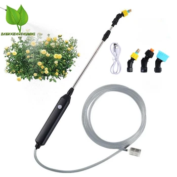 1 бр. електрически пистолет-пръскачка Градинска автоматично пръскане USB бутилка за пръскане на растения, разбрызгиватель високо налягане за поливане на градината Ирригат