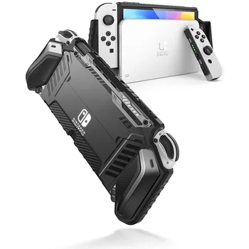 Калъф I-BLASON Armorbox За Nintendo Switch OLED 2021, Закрепляемый Здрав Защитен Калъф, Съвместим с Nintendo Switch OLED