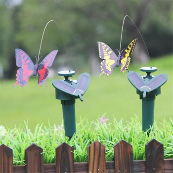 Украса На Градината На Слънчеви Батерии, Танцуващи Порхающие Пеперуди Летяща Колибри Градинска Украса За Дома На Открито На Земеделски Земи
