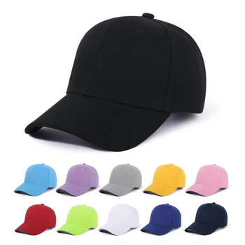 Детска бейзболна шапка с защелкивающейся облегалка, обикновена пролетно-летни шапки за момчета в стил хип-хоп, слънчеви шапки, регулируеми дишащи детски шапки за пътуване на открито