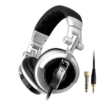 ST-80 DJ Музика слушалки с Кабел, въртящ се монитор слушалки 3,5 mm 6,3 мм жак за слушалки 2,5 м удължителен кабел слушалки за геймъри