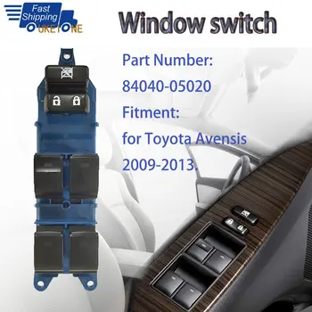 Електрически централен ключ за управление на стеклоподъемником в събирането на 84040-05020 за Toyota Avensis 2009 2010 2011 2012 2013 Автомобилни части и аксесоари