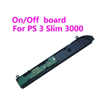 10 бр., бутон за включване-изключване за PlayStation 3 Slim 3000 за PS 3 Slim 3000, конзола табло, такса лента