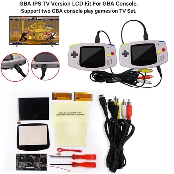Версия за GBA TV Out с LCD дисплей с подсветка IPS V2 Линк за конзолата GBA | Възпроизвеждайте GBA на телевизора | Свържете кабел Линк