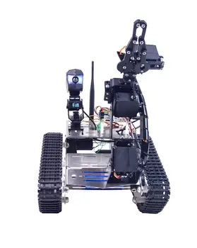 Комплект за кола робот XiaoR Онази FPV с Роботизирана HD-камера за Arduino, Универсален Интелигентен Робототехнический кола на шасито на Танк, Умен Lear