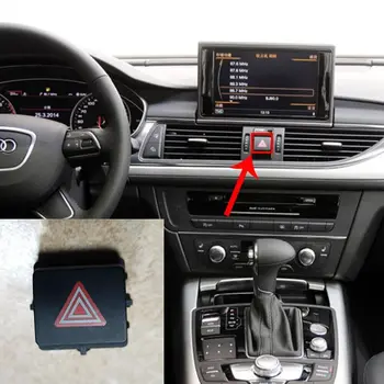 WXZOS превключвател за аварийно осветление с фалшиво предупреждение 4GD941509 за Audi 2012-2018 A6 C7