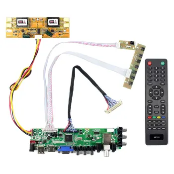 HD VGA MI USB AV ATV DTV LCD такса Подходящи за 19-инчов 1440x900 4 CCF 30Pin, LVDS LCD дисплея: LTM190M2 HT190WGL-600 M190MWW3-R0 M190PW01 V0