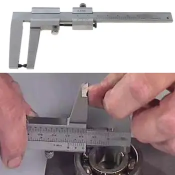 Обновен штангенциркуль с нониусом за спирачни дискове, Инструменти за измерване на дискове 0-60 мм преносим