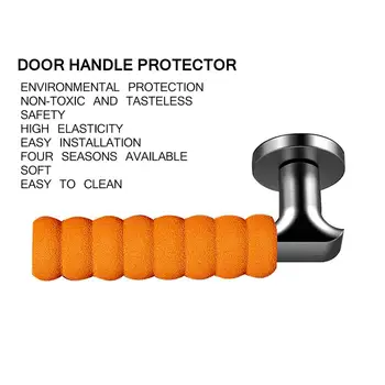 Капачка на дръжката на вратата, мека износостойкая ръкохватка, лесно почистване, не са токсични аксесоари, домакински дръжка за деца, аксесоар 
