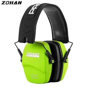 ZOHAN защита на ушите за стрелба Слухови апарати намаляване на шума Защитни слушалки тънка пасивна Защита NRR26db Лов