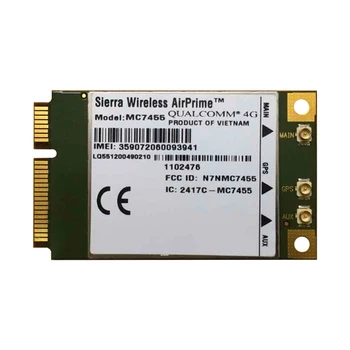 Sierra Безжичен MC7455 4G LTE Cat6 Mini Pcie Модул MDM9230 Чипсет Поддръжка на GPS, Glonass Beidou Galileo 300 Mbps