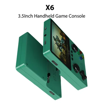 Tolex 2023 Нов портативен плейър слот X6 с 3,5-инчов IPS екран, двоен джойстик, 11 симулатори игрова конзола GBA за детски подаръци