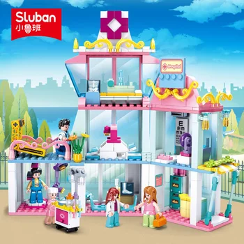Sluban Building Block Toys Dream Girls B0799 Health Медицински център, 459 бр., тухли, съвместими с водещи марки