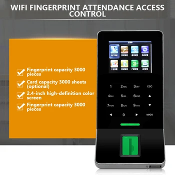 Система за контрол на достъп до Wi-Fi врати, магнитен заключване и устройството за разпознаване на пръстови отпечатъци Mahcine, две в едно F28