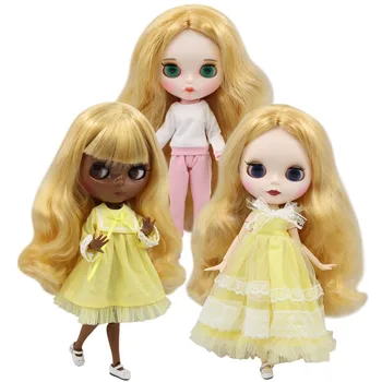 ICY DBS Blyth 1/6 кукли bjd 30 см, индивидуално голото съвместно тяло с бяла коса за момиче, подарък играчка BL3071
