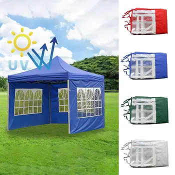 Износостойкая с прозорец Сгъваема палатка за покриване на слънце във вътрешния двор, палатка за къмпинг, палатка за къмпинг от страничната тъкан