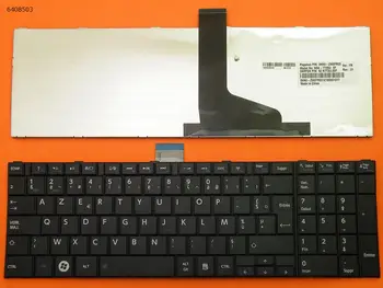 Френски AZERTY Нова работа на смени Клавиатура за лаптоп Toshiba Satellite C850 C850D C855 C855D Черен