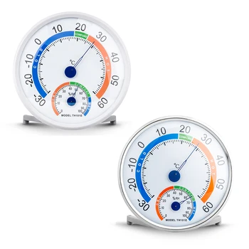 TH101E Домакински аналогов термометър, влагомер Външно прозорец Монитор температура и влажност на въздуха измервателен уред за стая