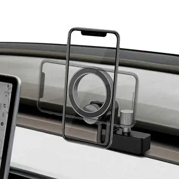 Магнитен кола за мобилен телефон, магнитна поставка за мобилен телефон, управляемият определяне на 360 градуса, автомобилен GPS навигатор за Tesla Model3/Y, отдушник